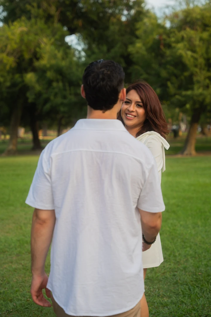 Engagement in the park — photograph 51.