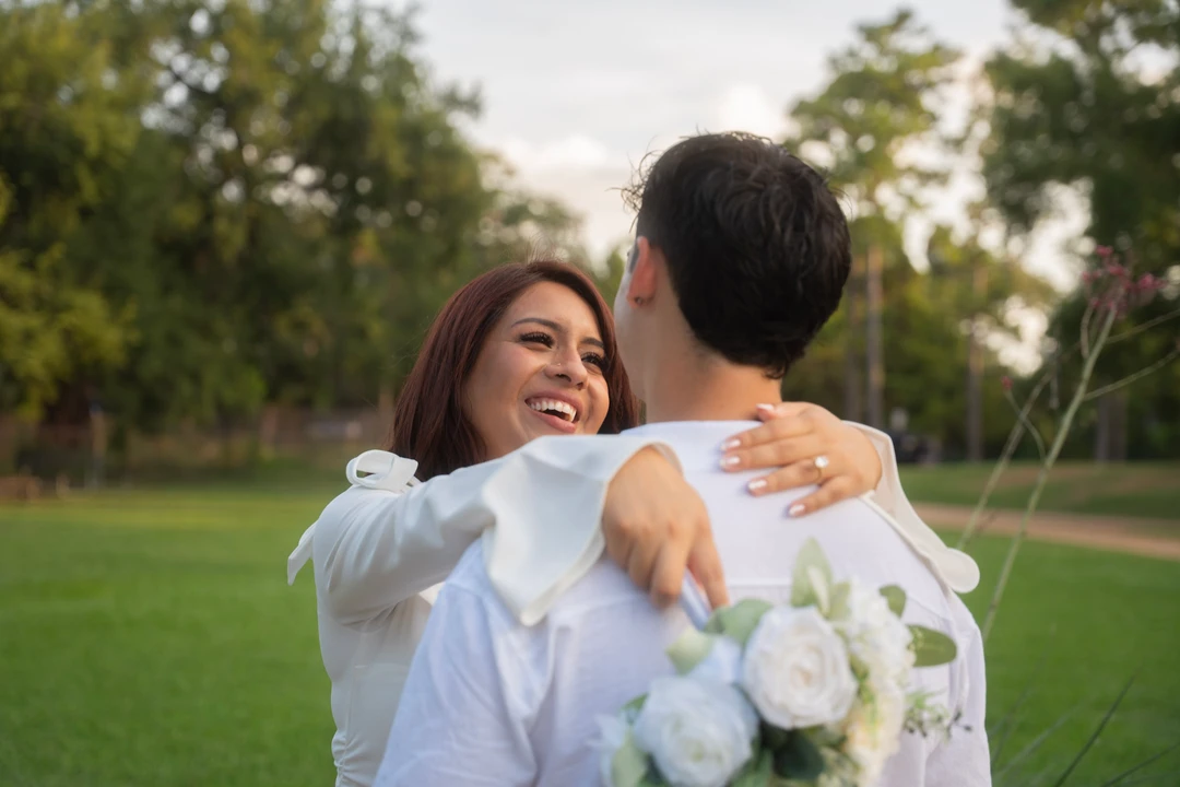 Engagement in the park — photograph 57.